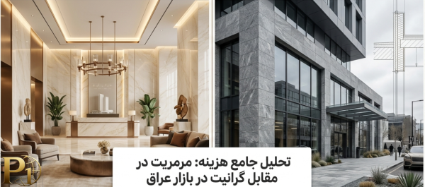 مقایسه قیمت B2B سنگ مرمر سفید لوکس برای نمای داخلی ساختمان در مقابل سنگ گرانیت برای پروژههای ساختمانی در عراق، با توجه به استانداردهای کیفیت صادرات P1
