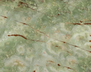 Exotic green onyx slab for luxury spa and hotel decor