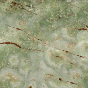 Exotic green onyx slab for luxury spa and hotel decor