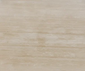 Premium Ramsheh Travertine slab with classic cream and beige tones for exterior cladding