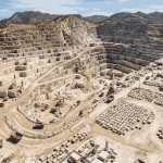 Iran natural stone quarry producing travertine and marble blocks for export to Russia and CIS markets