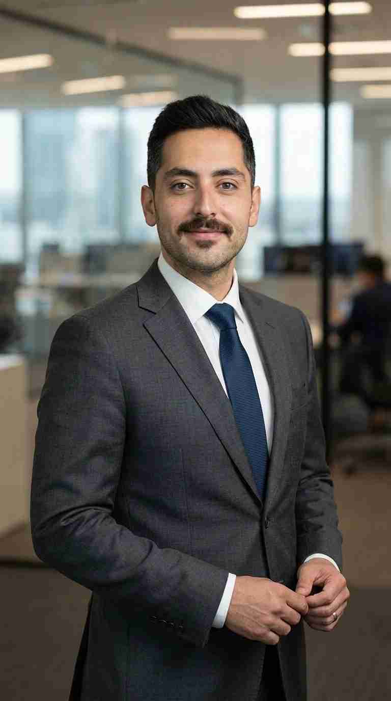 تصویر محمد سعید فضیلتی، از اعضای تیم شرکت آترین پارسیان صدر (برند P1)
